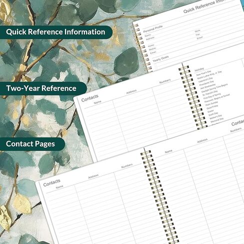 2026 Planner - Planner 2026 Weekly and Monthly ، 9'x11 '' ، يناير 2026 - ديسمبر 2026 ، 2026 مخططًا أسبوعيًا وشهريًا ، علامات تبويب ، جيب ، ملزمة مزدوجة - أوراق فنية in Kuwait