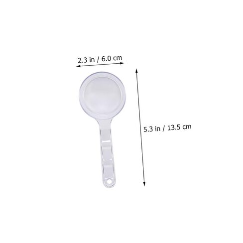 5Pcs Transparent Facial Mask Measuring Scoops Powder Spoons for Beauty Tools Lightweight and Easy to Clean for Laboratories and Kitchens in Saudi Arabia