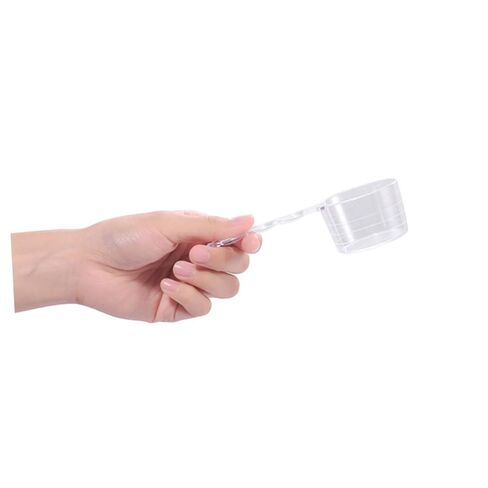 5Pcs Transparent Facial Mask Measuring Scoops Powder Spoons for Beauty Tools Lightweight and Easy to Clean for Laboratories and Kitchens in Saudi Arabia