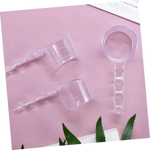 5Pcs Transparent Facial Mask Measuring Scoops Powder Spoons for Beauty Tools Lightweight and Easy to Clean for Laboratories and Kitchens in Saudi Arabia