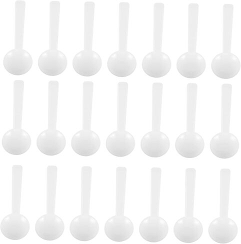 100Pcs Plastic Smidgen Spoons Micro Measuring for Durable Utensils Ergonomic Design for Easy in Saudi Arabia