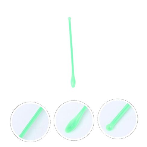 VALICLUD 100 PCS Plastic Laboratory Mixing Spoons Sampling Scoops and Spatulas for Powders and Gel for Chemical Experiments and Lab Use in Kuwait