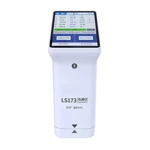 مقياس الألوان المحمول LS173 D/8 درجة محلل الألوان الرقمي مع شاشات اللمس 8 مم لطلاء السيارات البلاستيك حساسية عالية، خطأ منخفض in Kuwait