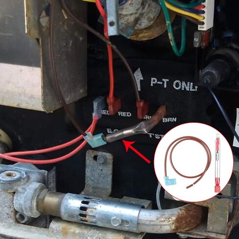 Enhon 10 قطع سخان المياه الحراري قطع قطع غيار عدة، تجهيزات متنقلة لجزء المرحاض متوافقة مع RV OEM Atwood 93866، قطع غيار السيارات على سخان المياه الإلكتروني in Saudi Arabia