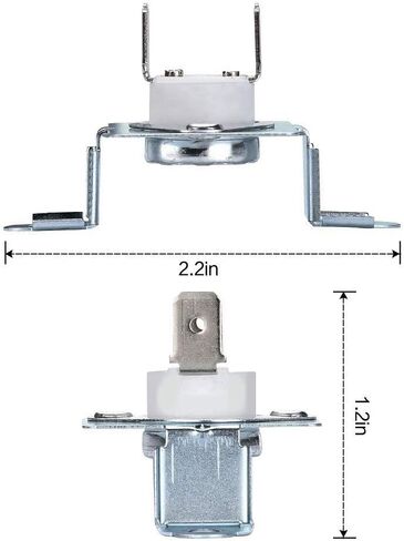 Romalon Thermal Cut Off Fuse DC96-00887A WP35001193 متوافق مع Samsung Dryer Assembly Bracket Thermostat استبدال الجزء DC96-00887C 2074129 AP5966894 - حزمة من 3 in Saudi Arabia