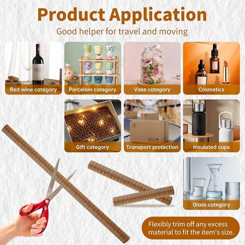 20 مجموعة من حقيبة سفر النبيذ القابلة لإعادة الاستخدام - أكمام واقية للزجاجات الورقية على شكل قرص العسل، مقاومة للصدمات ومقاومة للصدمات للسفر الجوي الآمن، والشحن، والتحرك، والتخييم (بني) in Kuwait