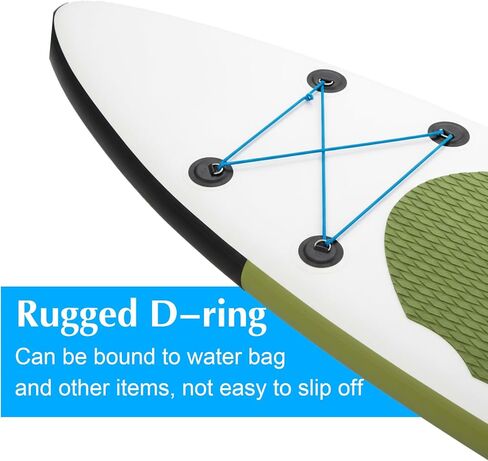 Xinjoduz 4PCS Stainless Steel D Kayak Paddle Drip Rings Patch Waterproof PVC Repair Patchs Pad Paddle Board Accessories for Inflatable Boat Dinghy Kayak Surfboard Rafting Canoe, No Glue Include in Saudi Arabia