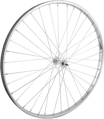 WheelMaster Front Bicycle Wheel 26 x 1 3/8 36H, Steel, Bolt On, Silver in Saudi Arabia