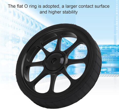 Tbest Easy Wheels Kugellager,Rolling Wheels Easy,Folding Easy Wheel,Aluminum Alloy Easywheel 82mm Widened Bearing Easy Wheel for 3sixty Folding(Black) in Saudi Arabia