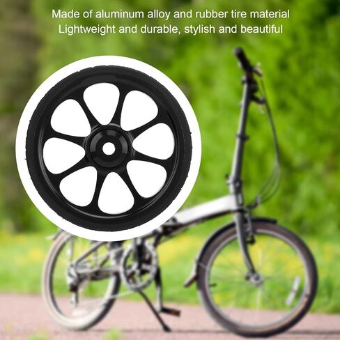 Tbest Easy Wheels Kugellager,Rolling Wheels Easy,Folding Easy Wheel,Aluminum Alloy Easywheel 82mm Widened Bearing Easy Wheel for 3sixty Folding(Black) in Saudi Arabia