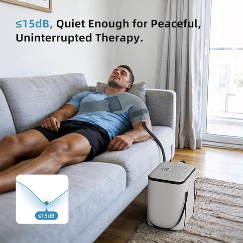 آلة الثلج للكتف بعد الجراحة، آلة تعبئة الثلج على الكتف مع توقيت قابل للبرمجة، آلة العلاج البارد، نظام تخفيف الألم بالعلاج بالتبريد in Kuwait