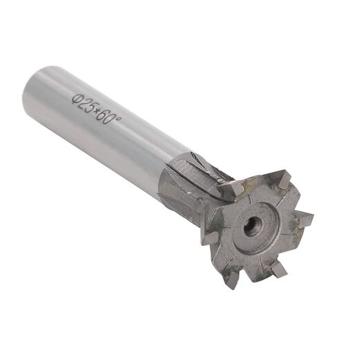 Dioche 60 Deg Dov25mm Milling Cutter Cemented Carbide 6 Flutes Dovetail Straight Shank for Lathe - High Efficiency & Versatile Tool for Metals in Saudi Arabia