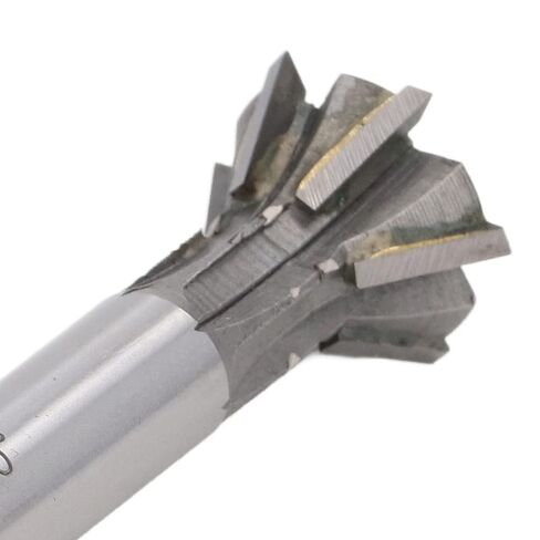 Dioche 60 Deg Dov25mm Milling Cutter Cemented Carbide 6 Flutes Dovetail Straight Shank for Lathe - High Efficiency & Versatile Tool for Metals in Saudi Arabia