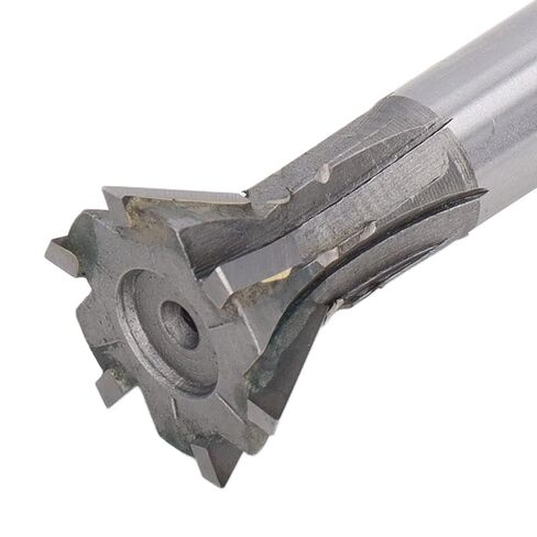 Dioche 60 Deg Dov25mm Milling Cutter Cemented Carbide 6 Flutes Dovetail Straight Shank for Lathe - High Efficiency & Versatile Tool for Metals in Saudi Arabia
