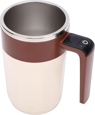Zerodis Automatic Magnetic Stirring Mug Stainless Steel Self Mixing Cup for Coffee and Tea Rechargeable 400ml Travel Beverage Mixer Coffee Tea in Kuwait