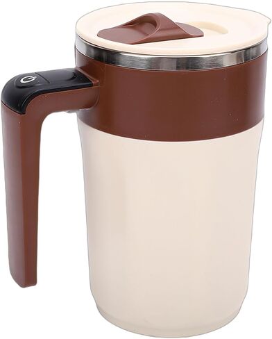 Zerodis Automatic Magnetic Stirring Mug Stainless Steel Self Mixing Cup for Coffee and Tea Rechargeable 400ml Travel Beverage Mixer Coffee Tea in Kuwait