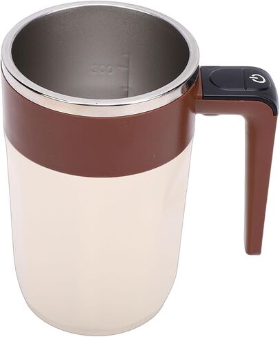 Zerodis Automatic Magnetic Stirring Mug Stainless Steel Self Mixing Cup for Coffee and Tea Rechargeable 400ml Travel Beverage Mixer Coffee Tea in Kuwait