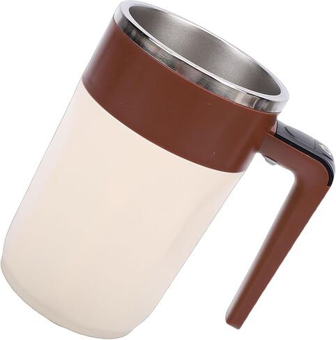 Zerodis Automatic Magnetic Stirring Mug Stainless Steel Self Mixing Cup for Coffee and Tea Rechargeable 400ml Travel Beverage Mixer Coffee Tea in Kuwait