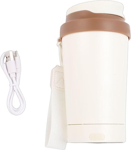 Zerodis Electric Mixing Mug Double Layer 316 Stainless Steel Self Stirring Coffee Mug for Travel and Office Use Coffee Tea in Kuwait