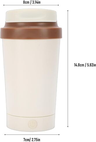Zerodis Electric Mixing Mug Double Layer 316 Stainless Steel Self Stirring Coffee Mug for Travel and Office Use Coffee Tea in Kuwait