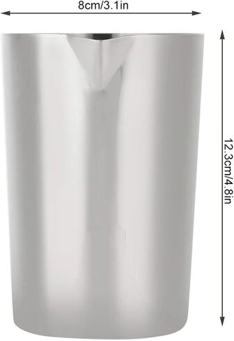 500ml Blender Stainless Steel Shake Cup Blender Beverage Mixing Cup Kitchen Tools in Kuwait