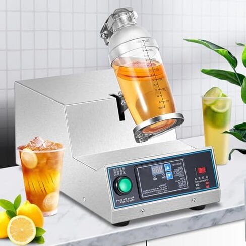 Electric Shaker, Cocktail Mixer, Automatic Beverage Machine, Intelligent Control Panel, Suitable for Professional Use. in Saudi Arabia