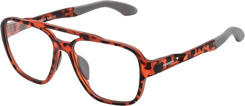 FEISEDY Sports Blue Light Glasses for Men Lightweight Anti Slip Running Cycling Square Glasses Computer Eyeglasses B0156 in Saudi Arabia