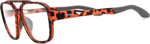 FEISEDY Sports Blue Light Glasses for Men Lightweight Anti Slip Running Cycling Square Glasses Computer Eyeglasses B0156 in Saudi Arabia
