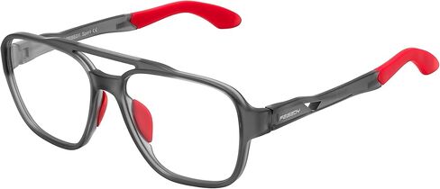 FEISEDY Sports Blue Light Glasses for Men Lightweight Anti Slip Running Cycling Square Glasses Computer Eyeglasses B0156 in Saudi Arabia