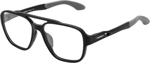 FEISEDY Sports Blue Light Glasses for Men Lightweight Anti Slip Running Cycling Square Glasses Computer Eyeglasses B0156 in Saudi Arabia