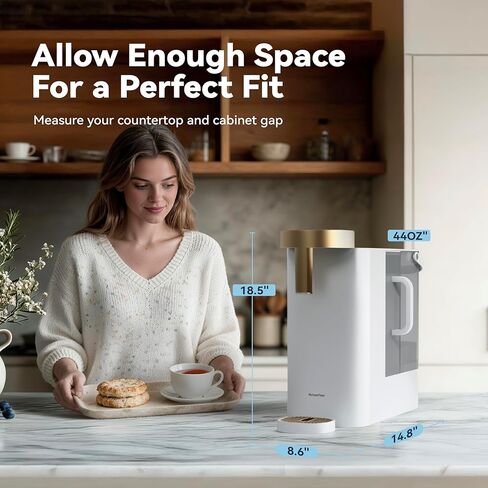 NatureFlow F40 SE مرشح مياه بالتناضح العكسي مع الأشعة فوق البنفسجية، إعادة التمعدن الطبيعي، مرشحات RO على 10 مراحل، 4: 1 نقي للتصريف، منقي المياه القلوية pH9، خالٍ من البيسفينول A، NSF/ANSI/UL/FDA in Kuwait