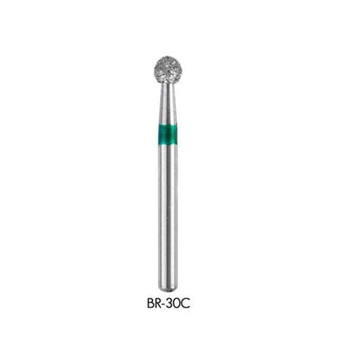 50PCS BR-30C FG Diamond Burs Grinding Needles Set | 1.6mm (1/16") Shank Green, Natural Diamond Powder Coated Points for Precision Engraving, Carving & Polishing in Saudi Arabia