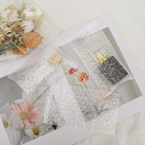100pcs Clear Self-Sealing Bubble Bags, 4x6 Inch Double Layer Cushioned Pouches for Shock-Resistant Packaging, Moving, Shipping, and Storage (100) in Kuwait