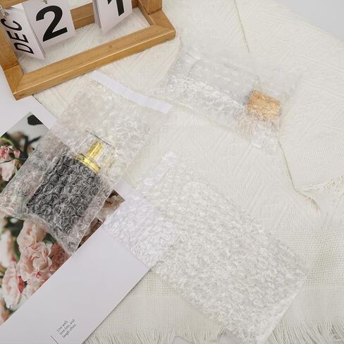 100pcs Clear Self-Sealing Bubble Bags, 4x6 Inch Double Layer Cushioned Pouches for Shock-Resistant Packaging, Moving, Shipping, and Storage (100) in Kuwait