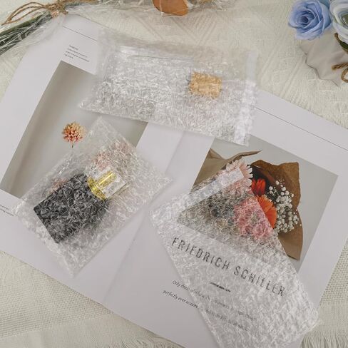 100pcs Clear Self-Sealing Bubble Bags, 4x6 Inch Double Layer Cushioned Pouches for Shock-Resistant Packaging, Moving, Shipping, and Storage (100) in Kuwait