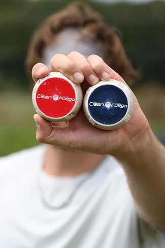 CleanFuego Set (RED 5¼oz & Blue 8oz) - Elite Baseball Spinners, Pitch Training Spin, Throwing Trainer in Saudi Arabia