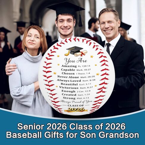 Baseball Senior Night Giftts 5th 8th Grade Graduation Baseball Gifts for Him Boys Men Inspirational Class of 2026 Graduates Gifts for Senior College Middle High School Graduate 2026 Grad Stuff Decor in Kuwait