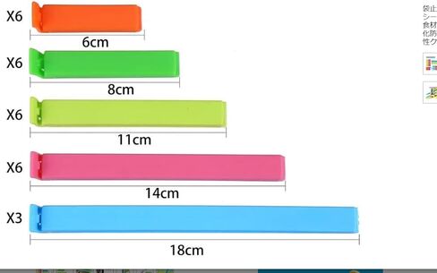 Food Bag Sealing Clips,27pcs Assorted Size Plastic Bag Sealing Clips for Snack Coffee Potato Chip Food Storage Bag in Saudi Arabia