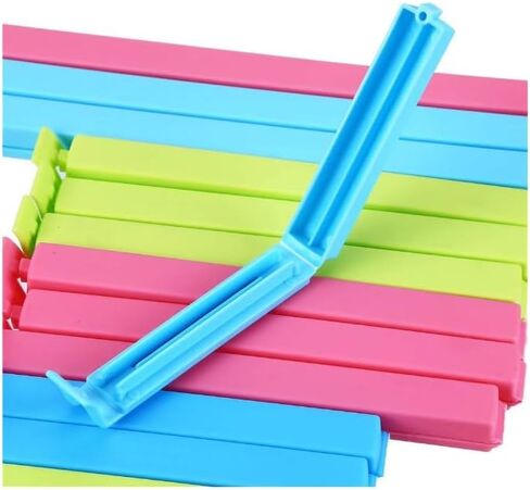 Food Bag Sealing Clips,27pcs Assorted Size Plastic Bag Sealing Clips for Snack Coffee Potato Chip Food Storage Bag in Saudi Arabia