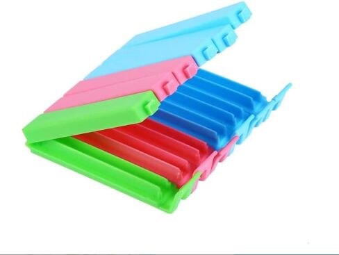 Food Bag Sealing Clips,27pcs Assorted Size Plastic Bag Sealing Clips for Snack Coffee Potato Chip Food Storage Bag in Saudi Arabia