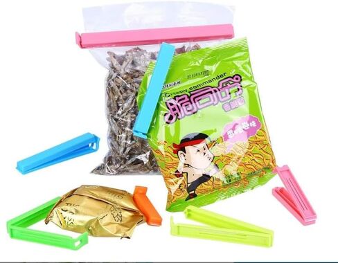 Food Bag Sealing Clips,27pcs Assorted Size Plastic Bag Sealing Clips for Snack Coffee Potato Chip Food Storage Bag in Saudi Arabia