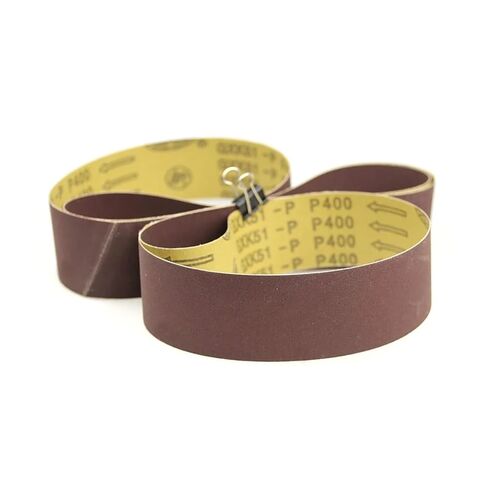 5 Pieces 2000x50mm A/O Abrasive Sanding Belts P40 - P1500 for Wood Soft Metal Polishing(P600) in Saudi Arabia