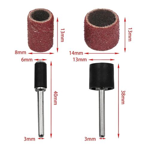 22Pcs Sanding Drum Sanding for Ring Sanding Drum Grinding Head Sandpaper Abrasive Rotary Tool for Artwork Woodworking in Saudi Arabia