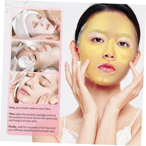 Didiseaon 3Pcs Reusable Silicone Face Mask Covers Design for Moisturizing Ear Hooks Prevent Slipping Essential Nutrient Absorption in Saudi Arabia