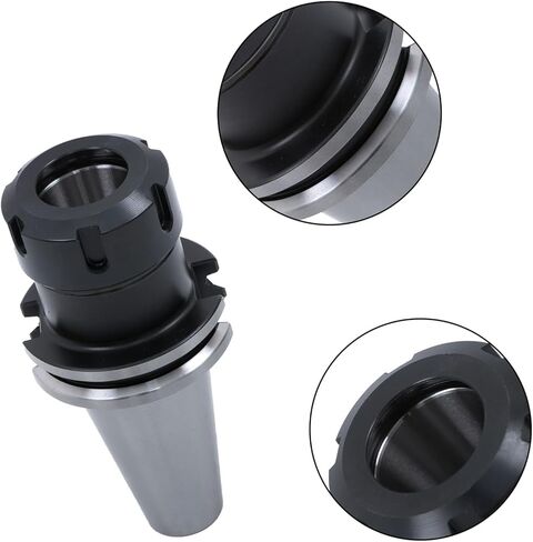 findmall 10 Pcs CAT40-ER32 Collet Chuck, 20000RPM Tool Holder, 2.76" (70mm) Length, High Accuracy, Fit for Drilling and Milling Machine in Saudi Arabia