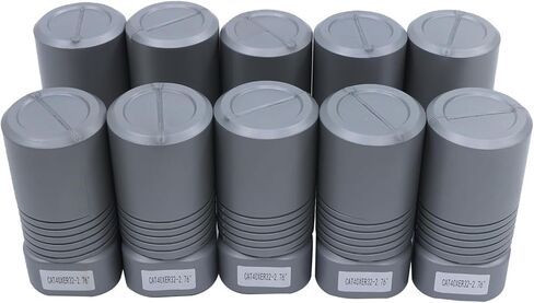 findmall 10 Pcs CAT40-ER32 Collet Chuck, 20000RPM Tool Holder, 2.76" (70mm) Length, High Accuracy, Fit for Drilling and Milling Machine in Saudi Arabia