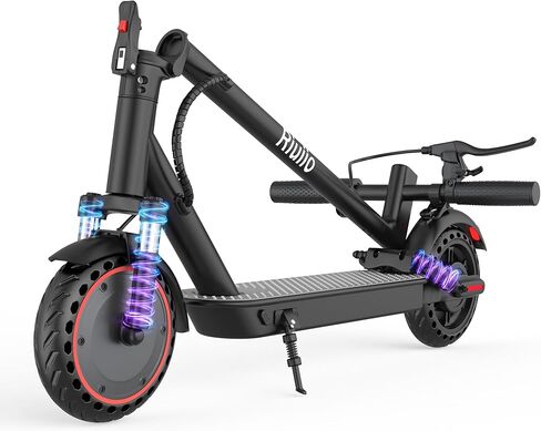 Electric Scooter for Adults with Dual Suspension, 19MPH, 21Miles Max Range, 8.5" Solid Tires & UL2272 Certified Foldable Commuter E-Scooter with App Control in Saudi Arabia