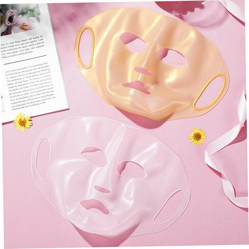 FOMIYES 3pcs Silicone Mask Covers Breathable Gel Face Mask Skin Care Beauty Tools for Salon Use in Saudi Arabia