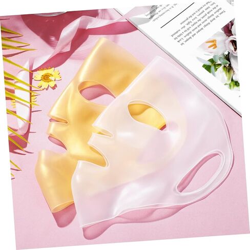 FOMIYES 3pcs Silicone Mask Covers Breathable Gel Face Mask Skin Care Beauty Tools for Salon Use in Saudi Arabia