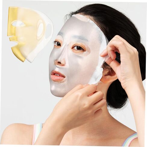 FOMIYES 3pcs Silicone Mask Covers Breathable Gel Face Mask Skin Care Beauty Tools for Salon Use in Saudi Arabia